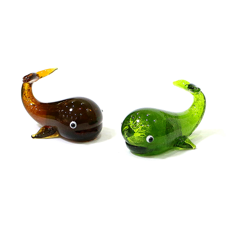 Murano Glass Whale Miniature F - огляд і ціна Home Decor Y2K