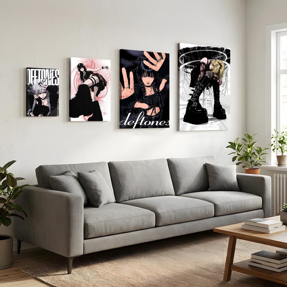 Y2K Gothic Anime Rock Girl Fra - огляд і ціна Home Decor Y2K