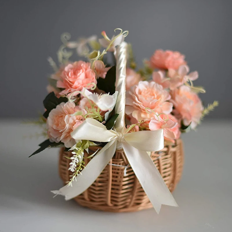 Woven Rattan Storage Basket 2  - огляд і ціна Rattan Plant Basket