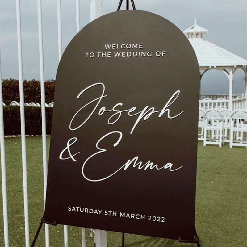 Wedding Welcome Sign Stickers  - огляд і ціна Home Decor Indonesia