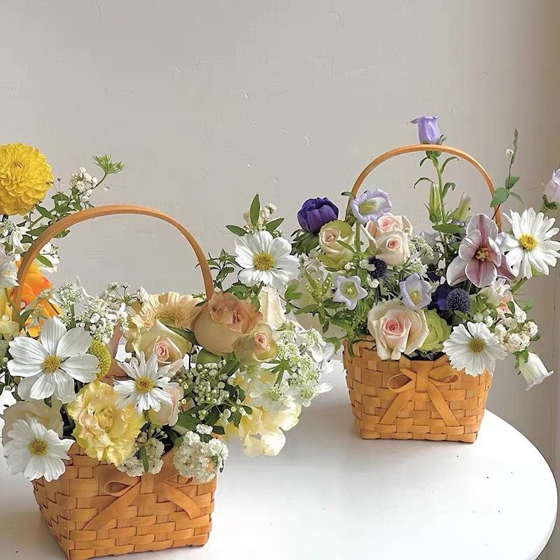 New Willow Rattan Bride Flower - огляд і ціна Rattan Plant Basket